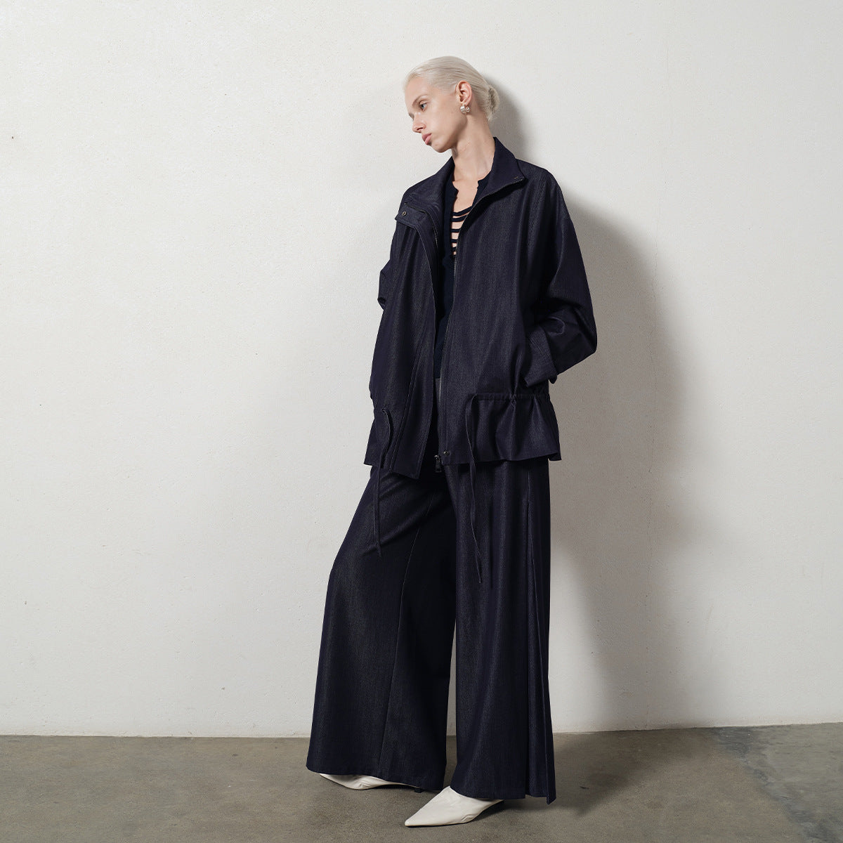 Casual Loose Drawstring Jacket for Women