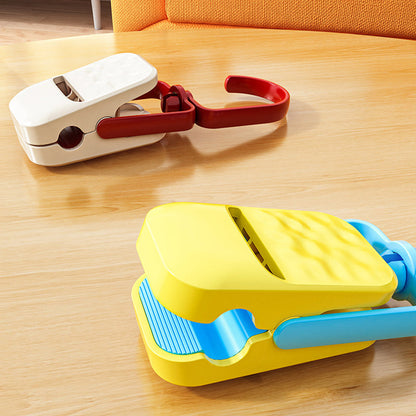 QIAWI™ Multi-Purpose Hanger Clips with Wide Jaw for Shirts Pants Towels, Pack Of 4