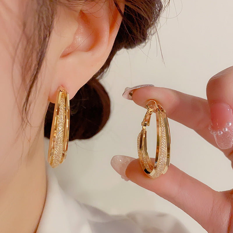 💎Lymphatic fashion Oval Earrings（Limited Time Discount 🔥 Last Day）