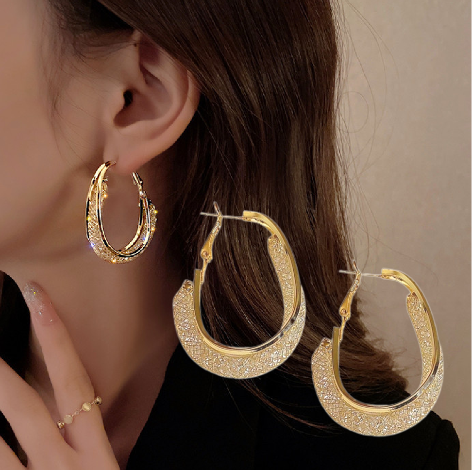 💎Lymphatic fashion Oval Earrings（Limited Time Discount 🔥 Last Day）