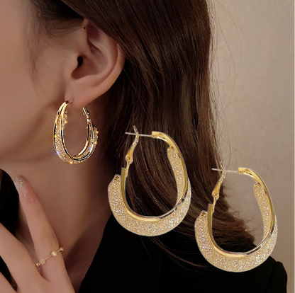 💎Lymphatic fashion Oval Earrings（Limited Time Discount 🔥 Last Day）