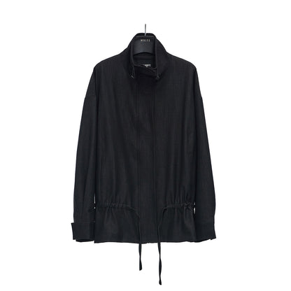 Casual Loose Drawstring Jacket for Women