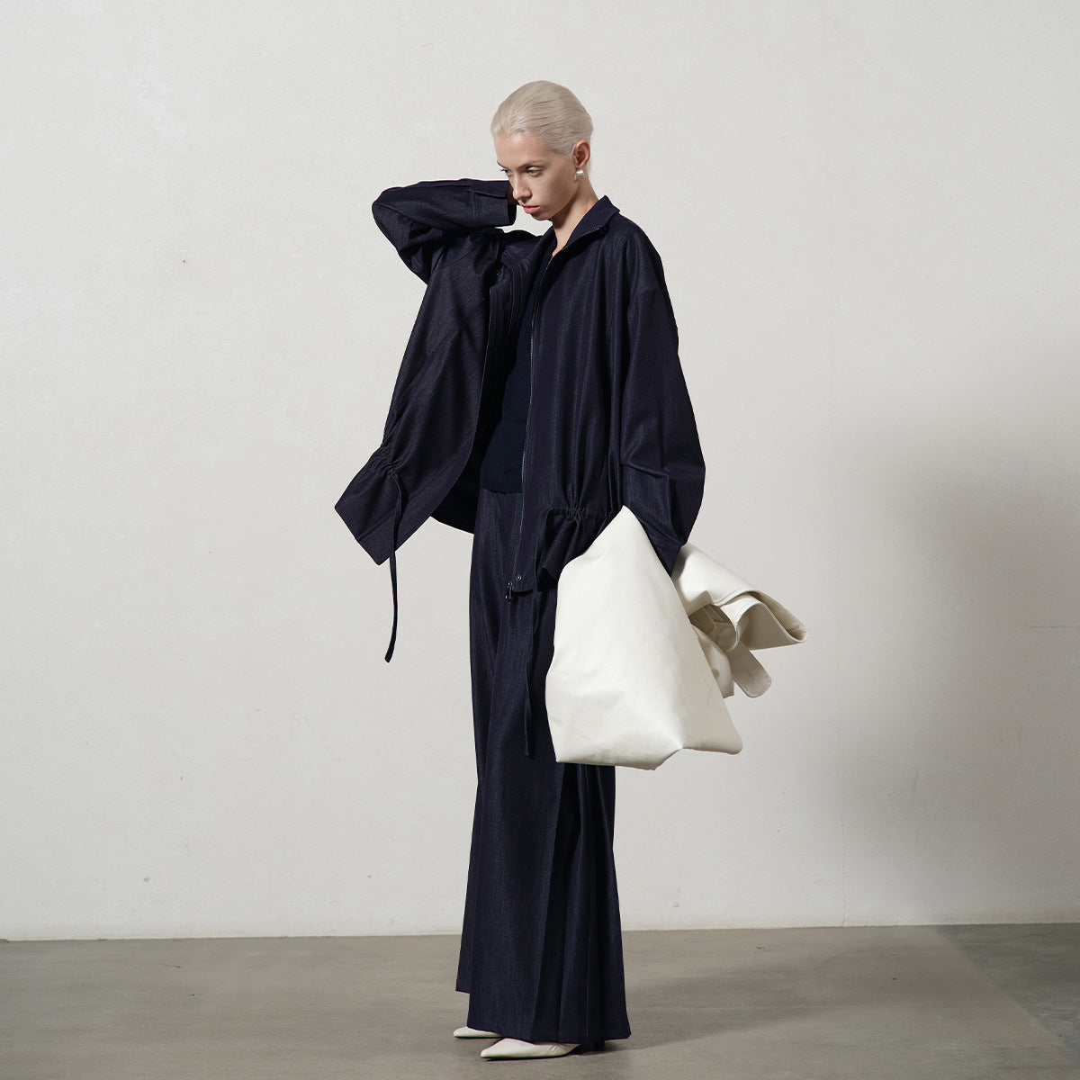 Casual Loose Drawstring Jacket for Women