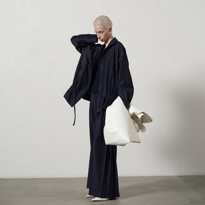 Casual Loose Drawstring Jacket for Women