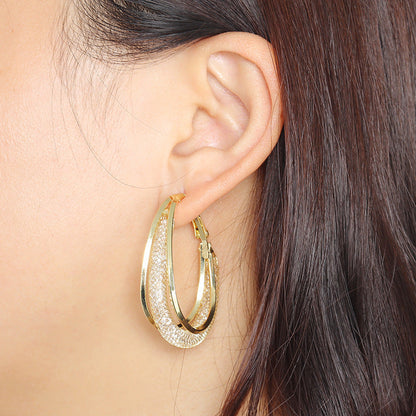 💎Lymphatic fashion Oval Earrings（Limited Time Discount 🔥 Last Day）