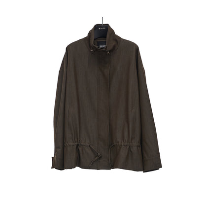 Casual Loose Drawstring Jacket for Women